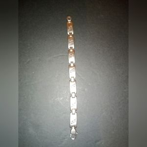 Mens steel bracelet